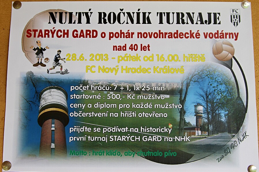 06.26 - O pohár novohradecké vodárny - turnaj starých gard autor Hana Dostálová a Josef Horáček