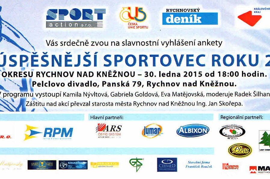 01.30 - Nejlepší sportovec okresu Rychnov r. 2014_ autor P.Reichl (samostatná fotogalerie)