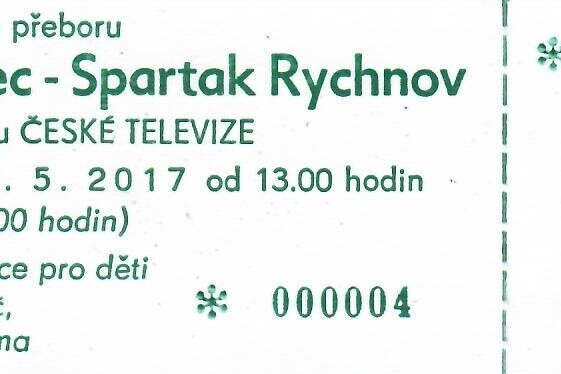 Vstupenka null