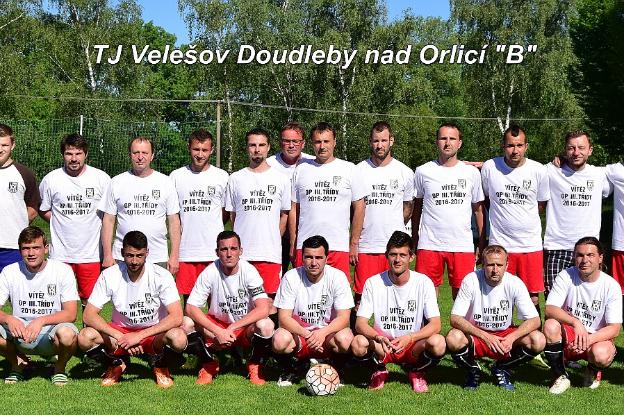 05.28 OP RK III. třídy - Doudleby B - Černíkovice B Vítěz Okresní přeboru III. třídy Rychnovska - Doudleby nad Orlicí "B". © P.Reichl