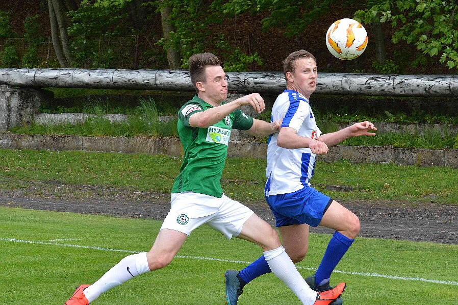 05.18 - Divize C - Velké Hamry - Náchod © Michal Malý * FORTUNA Divize C; ročník 2018/2019; 26. kolo; FK Velké Hamry vs FK Náchod 2 : 1; I přes zlepšený výkon...