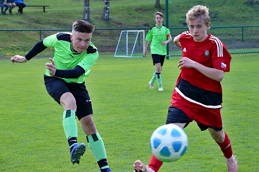 04.30 - Mezikrajská soutěž výběrů U13 a U14 - Miletín © Iva Reichlová * Královéhradecký KFS - Olomoucký KFS