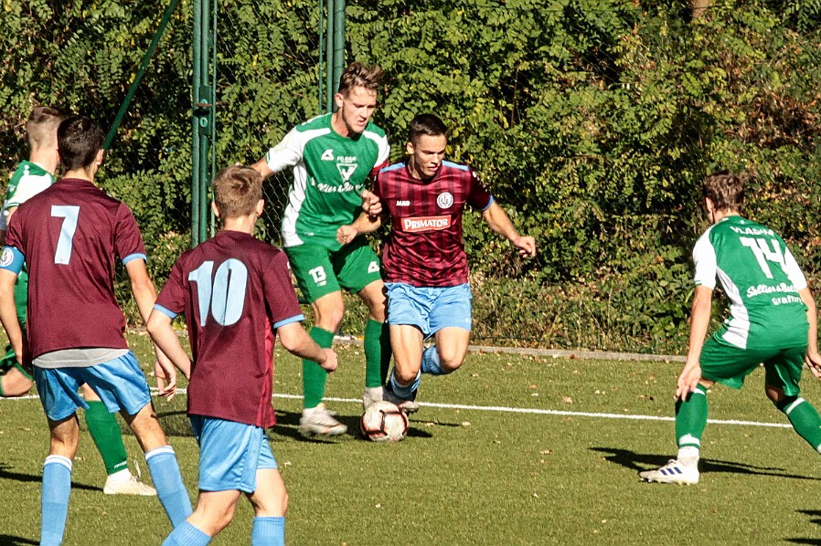 10.27 - ČDD U 19 C - Vlašim - Náchod © Michal Gois Česká divize dorostu U19, sk. C, ročník 2019/2020, 12. kolo, FC S a B Vlašim U19 vs FK Náchod U19 0-4