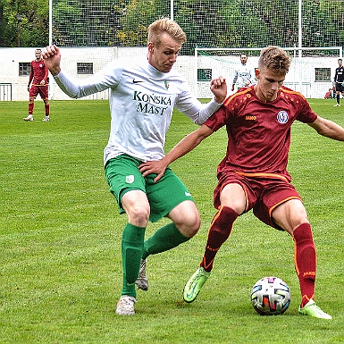 FC Hlinsko vs FK Náchod 2 - 1 FORTUNA Divize C, röčník 2021/2022, 8. kolo