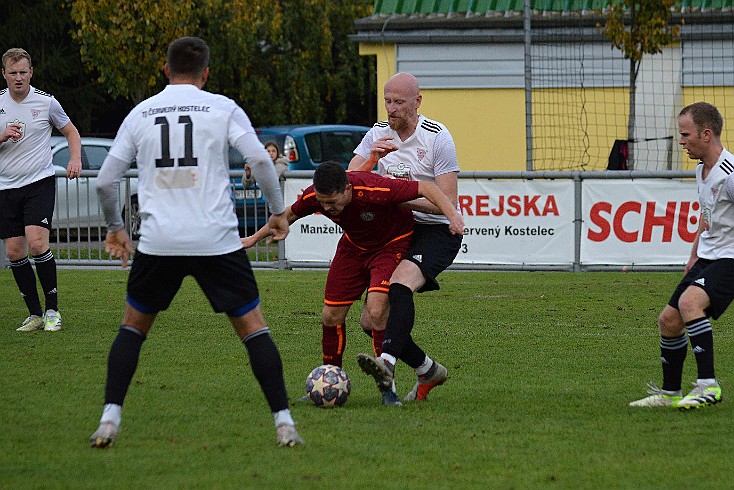 SK Červený Kostelec vs FK Náchod 0-3 VOTROK Krajský přeboe mužů, 13. kolo, ročník 2023-2024