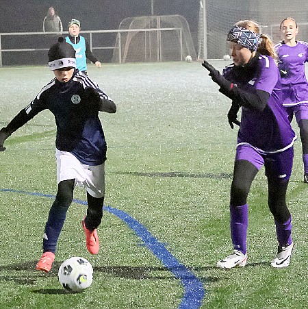 241114 - Dobruška - přátelské utkání dívek KH a LB vs. výběr chlapců okresu Rychnov U13 - ©PR