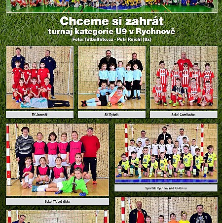 20220324 - Fotbal v kraji - Chceme si zahrát - turnaj U9 v Rychnově