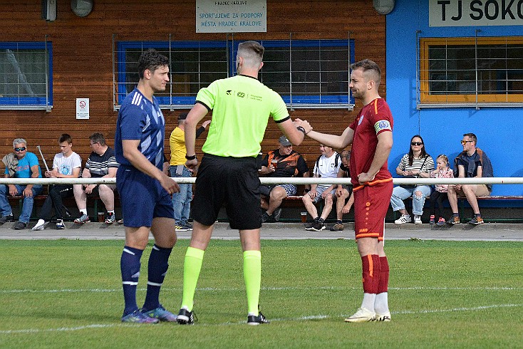 TJ Sokol Třebeš vs FK Náchod 0-3 VOTROK Krajský přebor mužů, 24. kolo, ročník 2023-2024