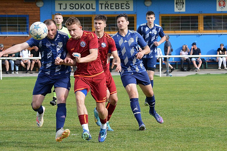 TJ Sokol Třebeš vs FK Náchod 0-3 VOTROK Krajský přebor mužů, 24. kolo, ročník 2023-2024