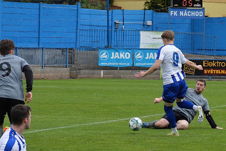 FK Náchod B vs TJ Sokol Javornice 6-0 JAKO 1. B třída mužů, sk. B, 14. kolo, ročník 2023-2024