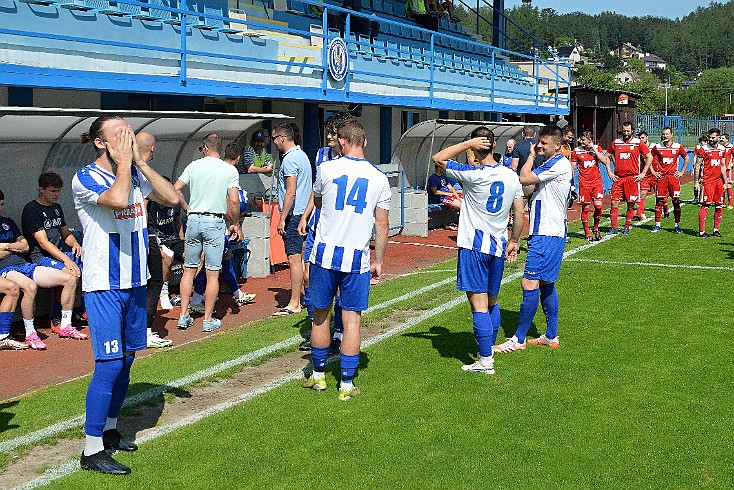 FK Náchod vs TJ Dvůr Králové nad Labem 3-1 VOTROK Krajský přebor mužů, 30. kolo, ročník 2023-2024