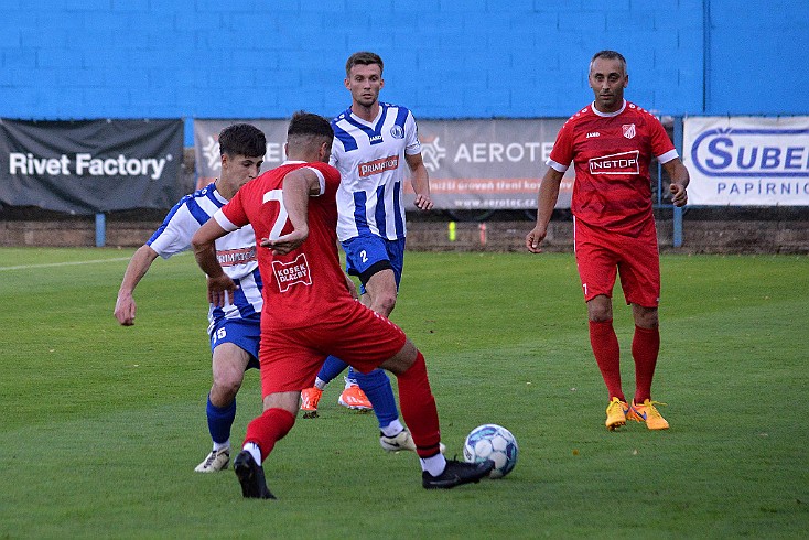 FK Náchod vs SK Týniště nad Orlicí 2-2 5. liga, ročník 2024/2025, 5. kolo