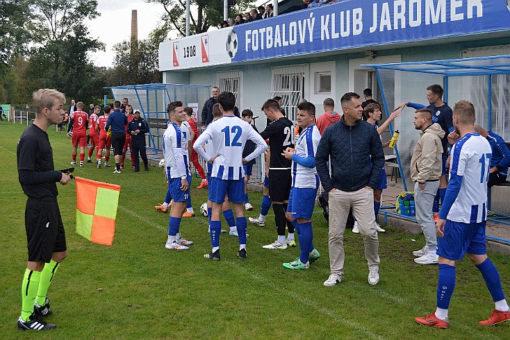 FK Jaroměř vs FK Náchod 3-1 5. česká fotbalová liga, ročník 2024/2025, 8. kolo