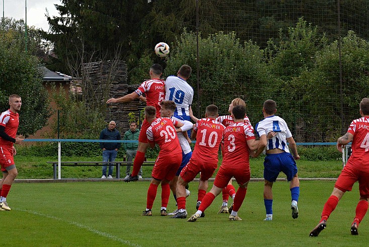 FK Jaroměř vs FK Náchod 3-1 5. česká fotbalová liga, ročník 2024/2025, 8. kolo