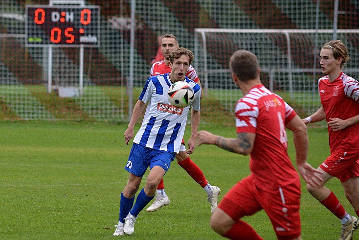 FK Jaroměř vs FK Náchod 3-1 5. česká fotbalová liga, ročník 2024/2025, 8. kolo