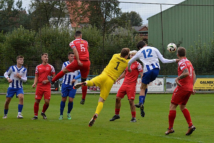 FK Jaroměř vs FK Náchod 3-1 5. česká fotbalová liga, ročník 2024/2025, 8. kolo