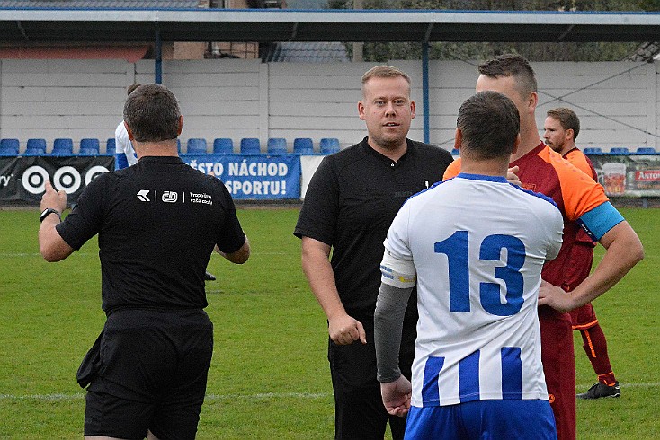 FK Náchod B vs FC České Meziříčí 3-1 7. česká fotbalová liga, sk. B, ročník 2024/2025, 9. kolo