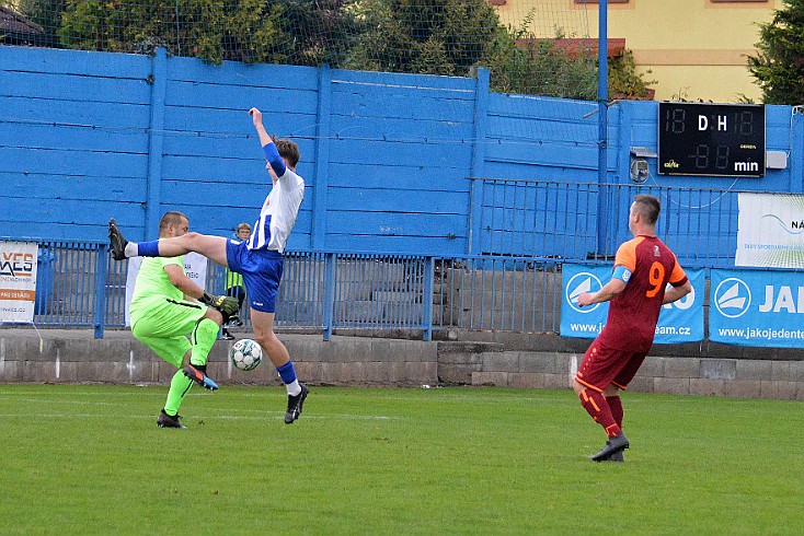 FK Náchod B vs FC České Meziříčí 3-1 7. česká fotbalová liga, sk. B, ročník 2024/2025, 9. kolo