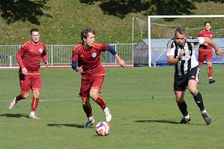 FC Spartak Rychnov nad Kněžnou vs FK Náchod 4-4 7. česká fotbalová liga, sk. B, ročník 2024/2025, 10. kolo