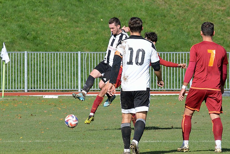 FC Spartak Rychnov nad Kněžnou vs FK Náchod 4-4 7. česká fotbalová liga, sk. B, ročník 2024/2025, 10. kolo