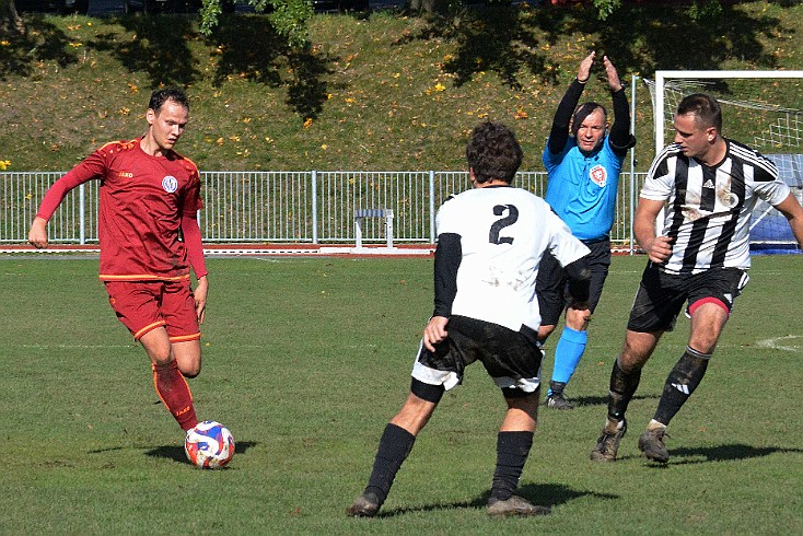 FC Spartak Rychnov nad Kněžnou vs FK Náchod 4-4 7. česká fotbalová liga, sk. B, ročník 2024/2025, 10. kolo