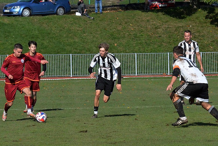 FC Spartak Rychnov nad Kněžnou vs FK Náchod 4-4 7. česká fotbalová liga, sk. B, ročník 2024/2025, 10. kolo