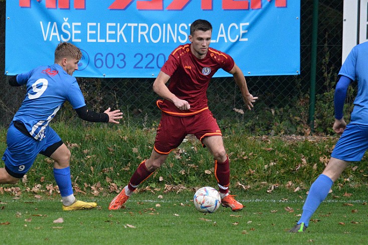 SK Libčany vs FK Náchod 0-2 5. česká fotbalová liga, ročník 2024/2025, 12. kolo