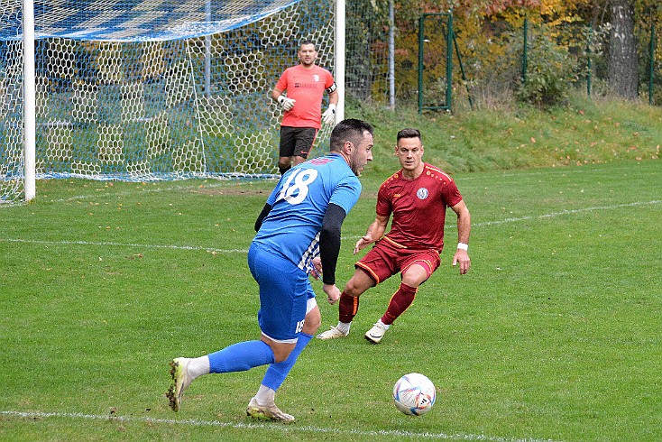 SK Libčany vs FK Náchod 0-2 5. česká fotbalová liga, ročník 2024/2025, 12. kolo