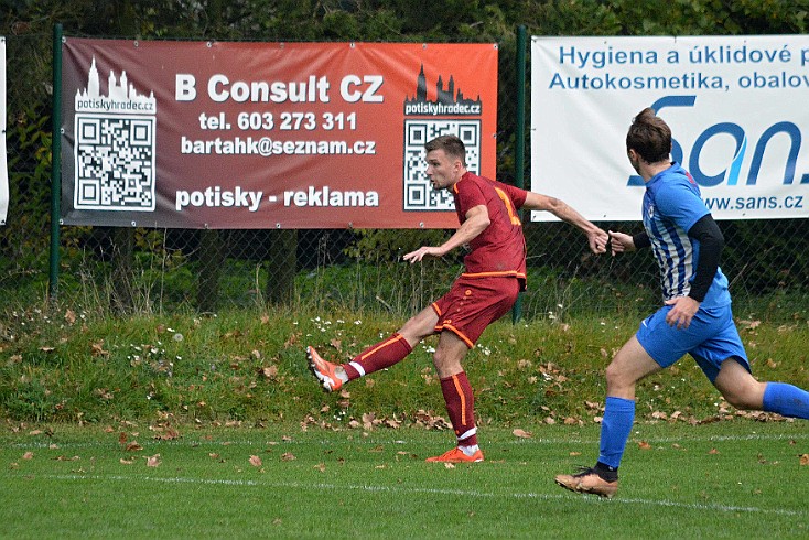 SK Libčany vs FK Náchod 0-2 5. česká fotbalová liga, ročník 2024/2025, 12. kolo