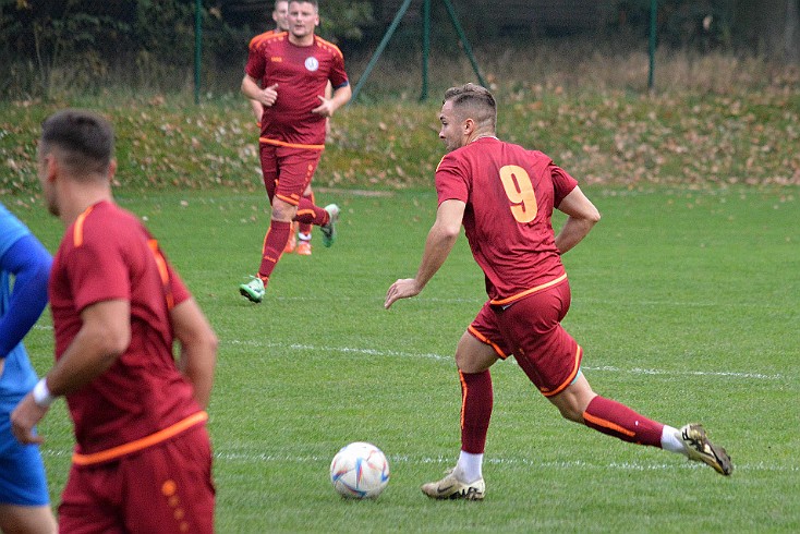 SK Libčany vs FK Náchod 0-2 5. česká fotbalová liga, ročník 2024/2025, 12. kolo