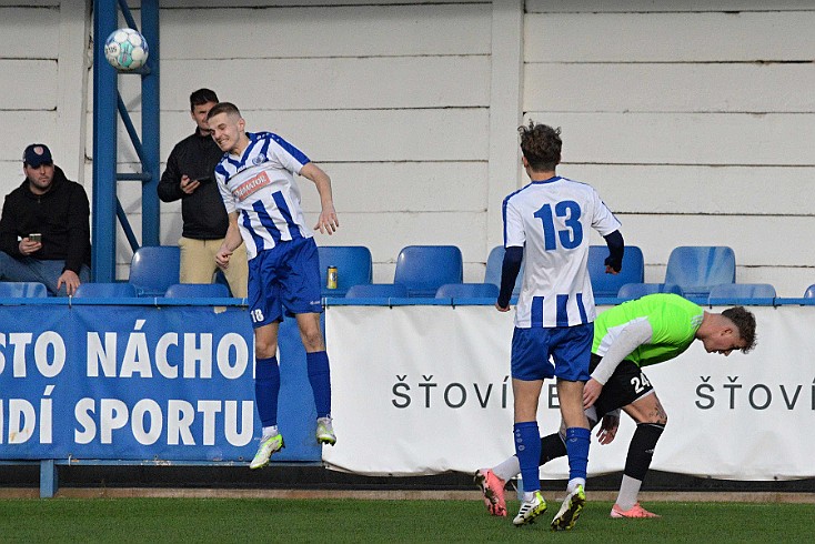 FK Náchod vs SK Jičínv2-0 5. česká fotbalová liga, ročník 2024/2025, 13. kolo