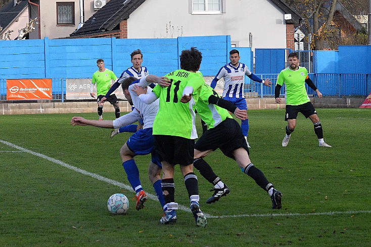 FK Náchod vs SK Jičínv2-0 5. česká fotbalová liga, ročník 2024/2025, 13. kolo