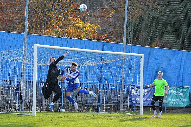 FK Náchod vs SK Jičínv2-0 5. česká fotbalová liga, ročník 2024/2025, 13. kolo