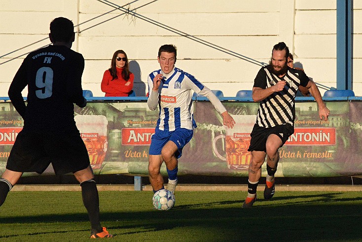 FK Náchod vs FK Vysoká nad Lebem 5. česká fotbalová liga, ročník 2024/2025, 14. kolo