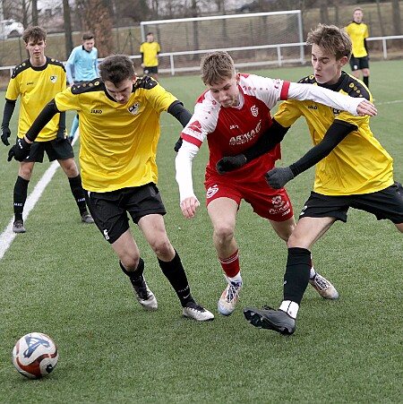 250125 - H.Králové Slavia - V.Mýto - přípravný zápas U19 - ©ZH