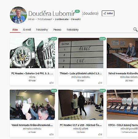 Fotogalerie pana Lubomíra Douděry