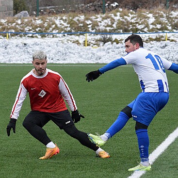 FK Náchod vs FC Slavia Hradec Králové 2-2 Přípravné utkání na jarní část sezóny 2024-2025