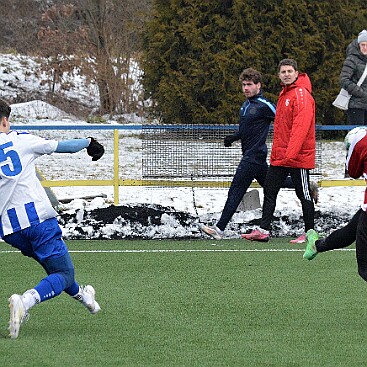 FK Náchod vs FC Slavia Hradec Králové 2-2 Přípravné utkání na jarní část sezóny 2024-2025