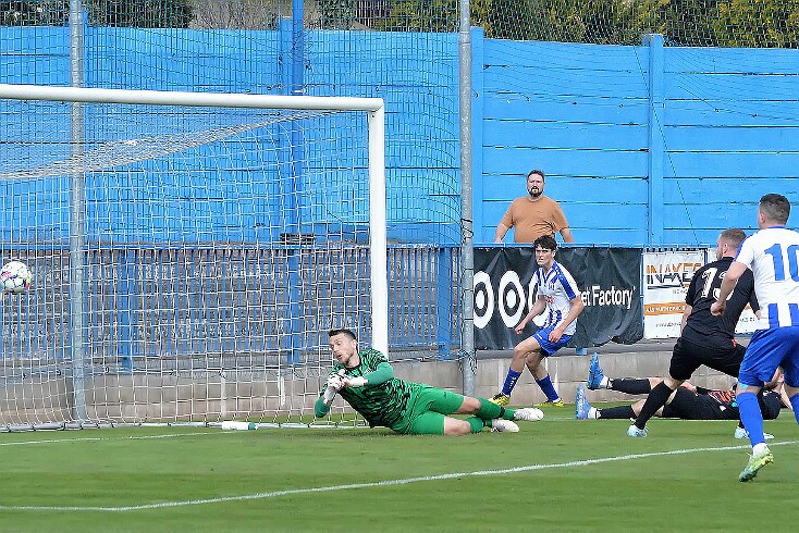 FK Náchod vs TJ Sokol Třebeš 6:0 5. česká fotbalová liga, ročník 2024/2025, 21. kolo