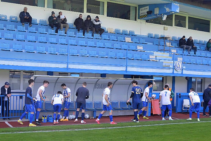 FK Náchod vs FK Jaroměř 3-0 5. česká fotbalová liga, ročník 2024/2025, 23. kolo