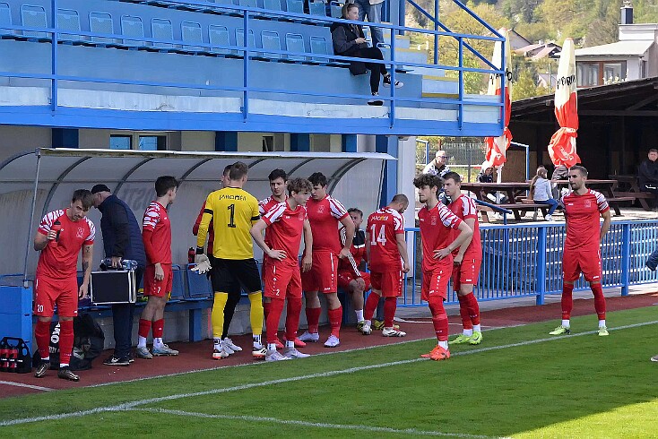 FK Náchod vs FK Jaroměř 3-0 5. česká fotbalová liga, ročník 2024/2025, 23. kolo