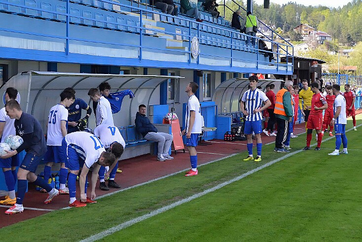 FK Náchod vs FK Jaroměř 3-0 5. česká fotbalová liga, ročník 2024/2025, 23. kolo