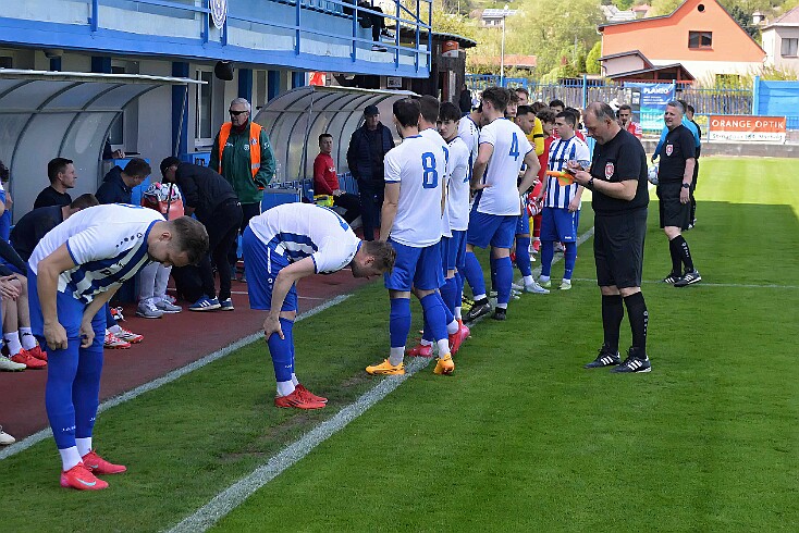 FK Náchod vs FK Jaroměř 3-0 5. česká fotbalová liga, ročník 2024/2025, 23. kolo