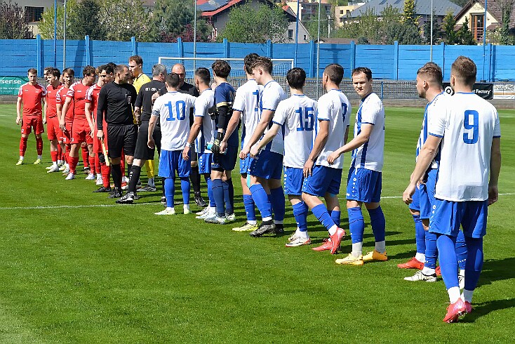 FK Náchod vs FK Jaroměř 3-0 5. česká fotbalová liga, ročník 2024/2025, 23. kolo