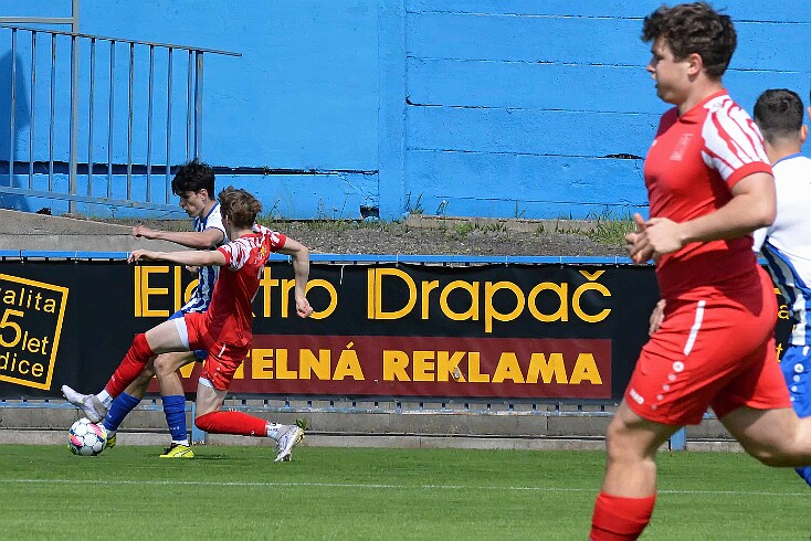 FK Náchod vs FK Jaroměř 3-0 5. česká fotbalová liga, ročník 2024/2025, 23. kolo