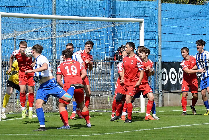 FK Náchod vs FK Jaroměř 3-0 5. česká fotbalová liga, ročník 2024/2025, 23. kolo