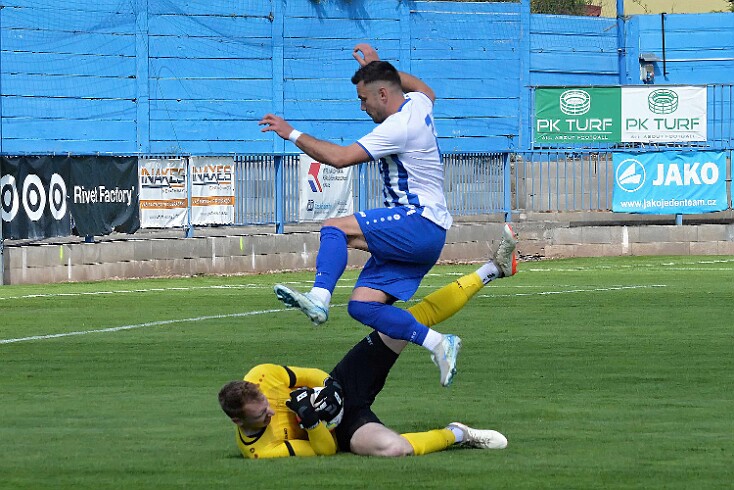 FK Náchod vs FK Jaroměř 3-0 5. česká fotbalová liga, ročník 2024/2025, 23. kolo
