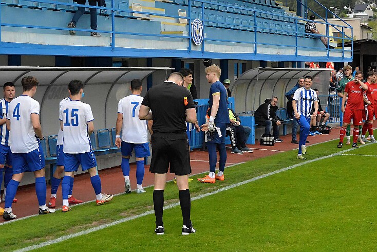 FK Náchod vs FC Spartak Rycnov nad Kněžnou 3-0 5. česká fotbalová liga, ročník 2024/2025, 25. kolo