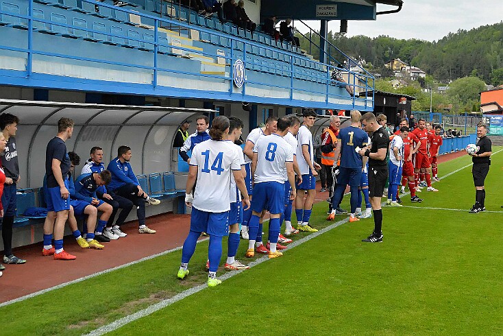 FK Náchod vs FC Spartak Rycnov nad Kněžnou 3-0 5. česká fotbalová liga, ročník 2024/2025, 25. kolo