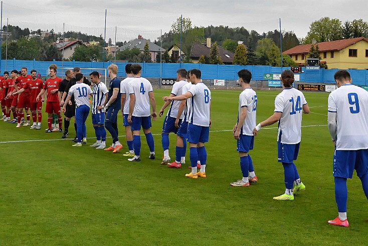 FK Náchod vs FC Spartak Rycnov nad Kněžnou 3-0 5. česká fotbalová liga, ročník 2024/2025, 25. kolo